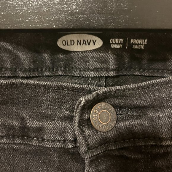 OLD NAVY | Women's Curvy Skinny Jeans Black Size 12 - Picture 5 of 6